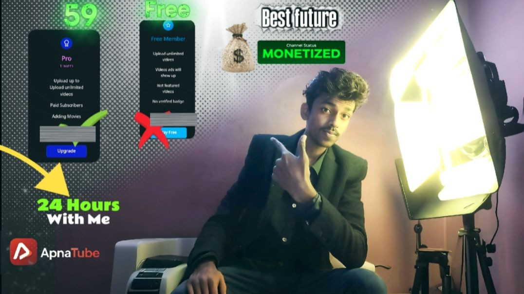 ⁣😱"ApnaTube Pro vs Free – Kaun Sa Best Hai? ✅Monetization Secret!"
