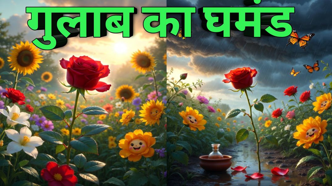 ⁣गुलाब का घमंड ! rose vanity