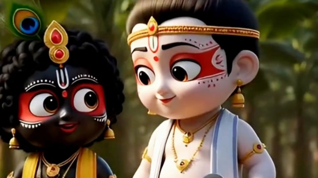 ⁣“जब बाल गोपाल की भक्ति से जगमगा उठे मन 🦚✨”