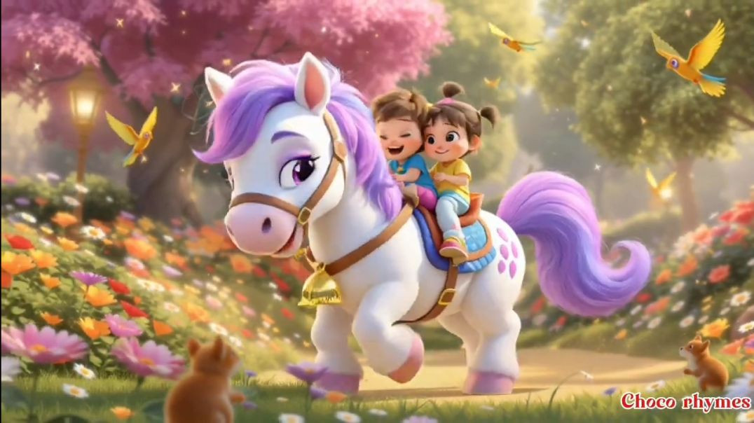 ⁣New New Lakdi Ki Kathi 🐎🎶 _ Funny Hindi Kids Rhyme _ Choco Rhymes