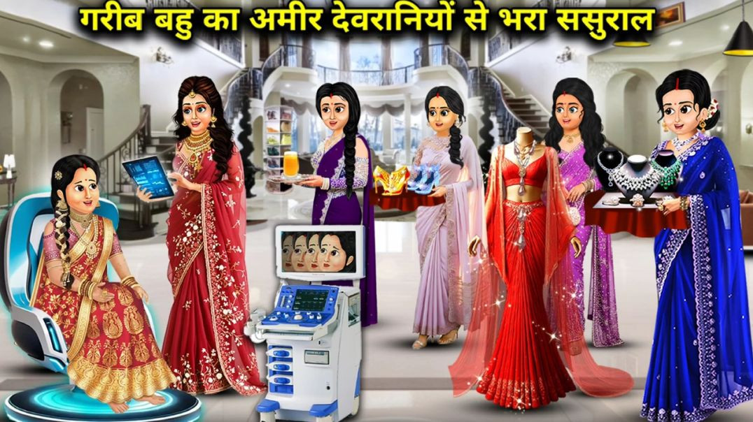गरीब_बहु_का_अमीर_देवरानियों_से_भरा_ससुराल____Cartoon_Videos____Poor_daughter-in-law_s_in-laws__hous(