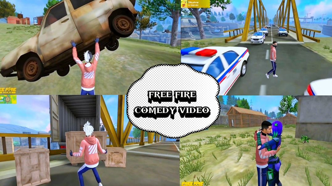 ⁣"1 Vs 4 Clutch 🔥 Full Rush Gameplay | Free Fire OP Highlights"