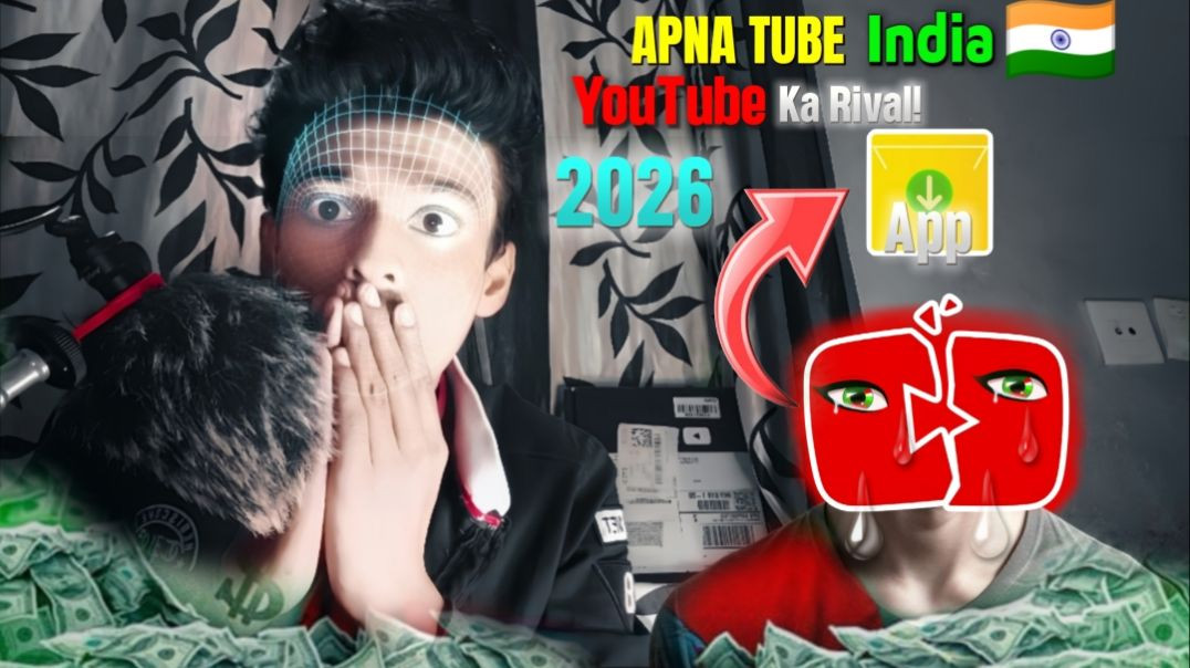 ⁣APNA TUBE 🔥 YouTube Ka Asli Rival? 😱 India Ka New App 2026 | सच या झूठ?