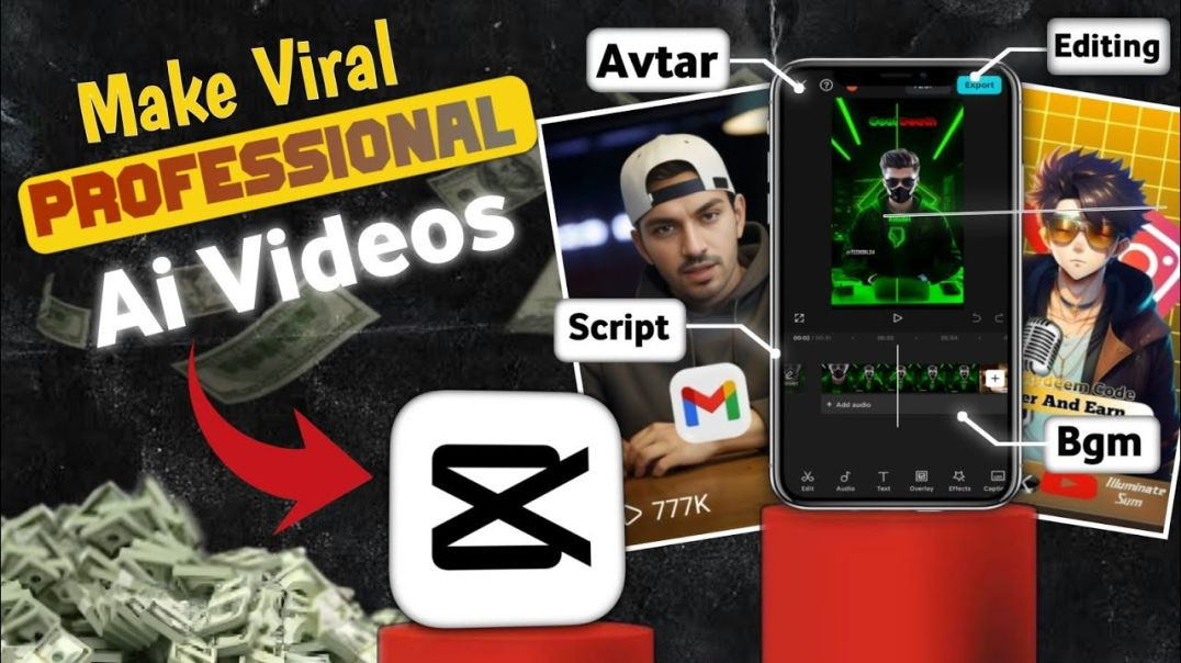 ⁣Make A Professional Tech Reels With AI ｜ How to create viral AI tech reels ｜ Vission builds