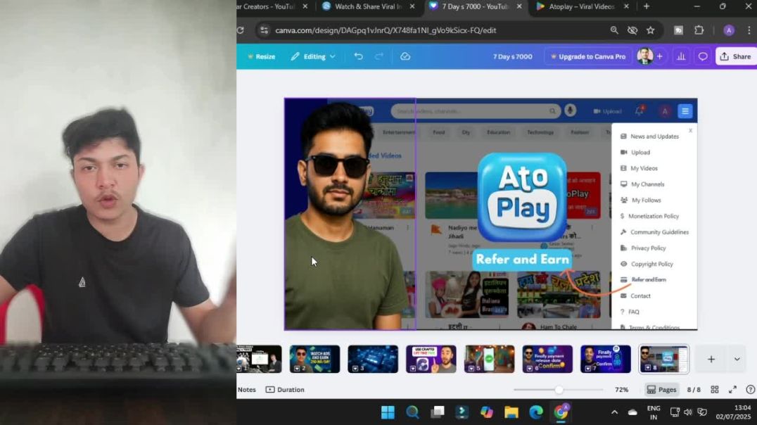 ⁣Ato Play Reffer and Earn Program | Ato Play New Update | Dear Creators