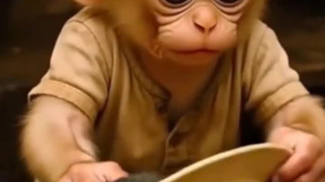 ⁣#music_#love_#poor_monkey_emotional_#_viral_video(720p)