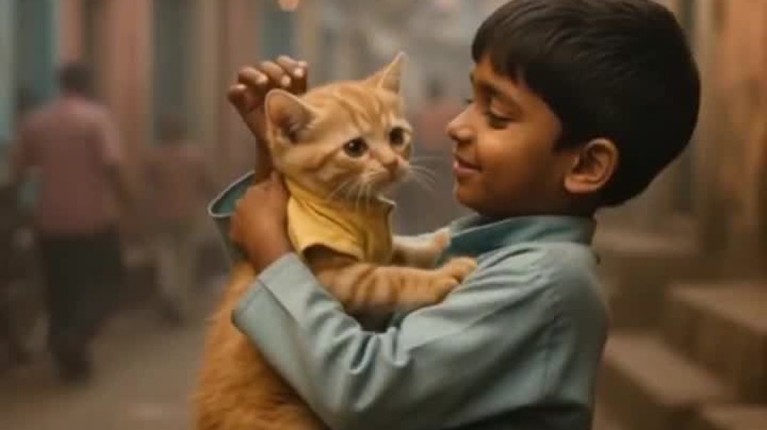 ⁣He was just hungry ❤️ Follow for more _catstory _animalshelter _kindness _emotionalstories _shorts(7