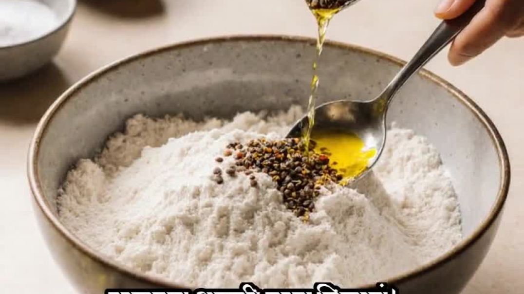 ⁣कुरकुरी निमकी बनाने की विधि| nimki recipe in Hindi