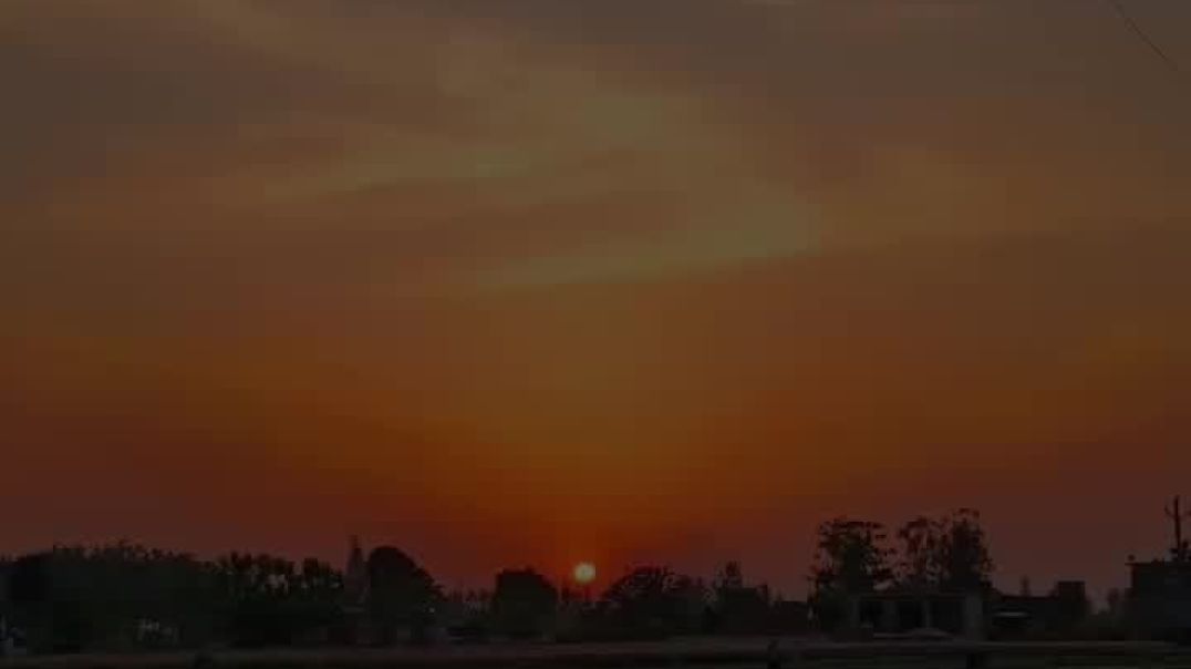 ⁣My village morning