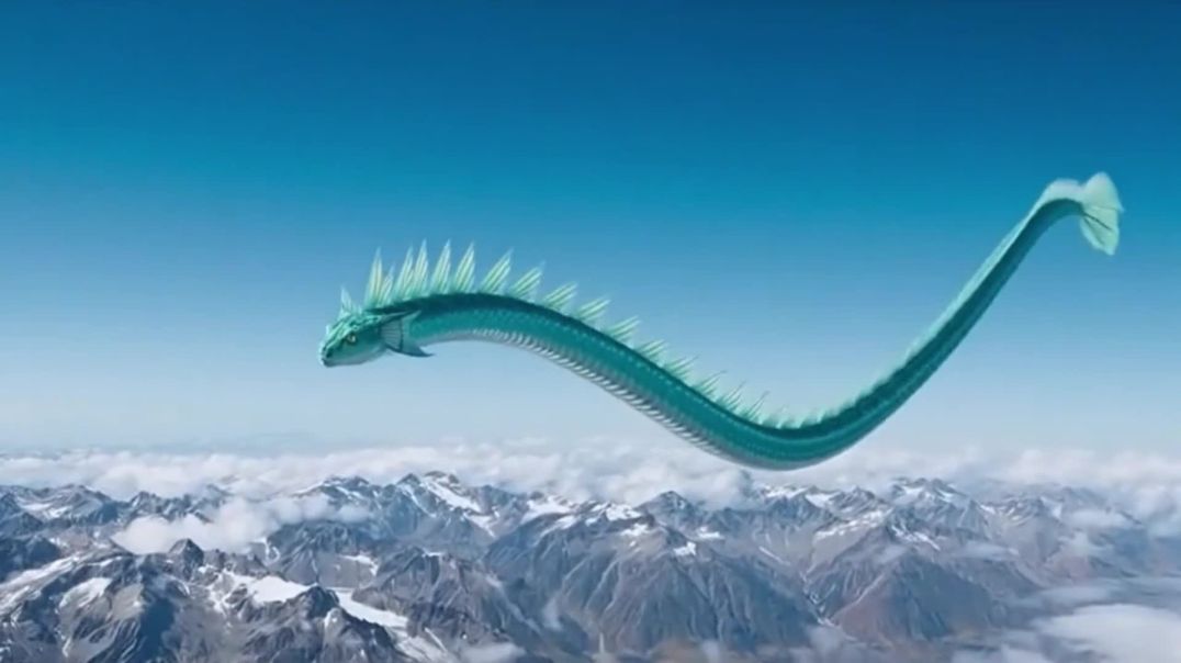 ⁣snake flying over the mountain  binod pc