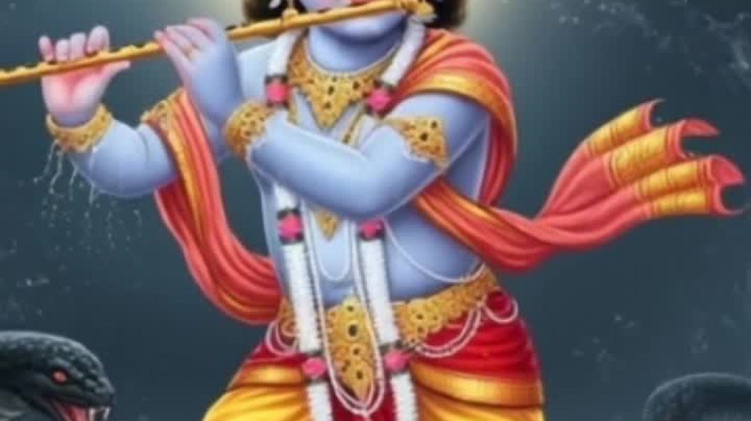 ⁣"कृष्ण की बाँसुरी का जादू""नन्हे कान्हा की प्यारी मुस्कान""भोले-भाले कृष्ण 