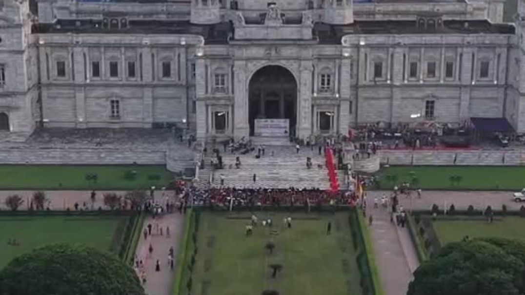 ⁣*Grand Celebration of 150  years of our National Song "Vande Matram"at Victoria Memorial, 