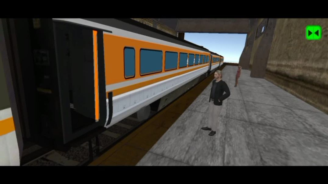 ⁣Train crash Video game