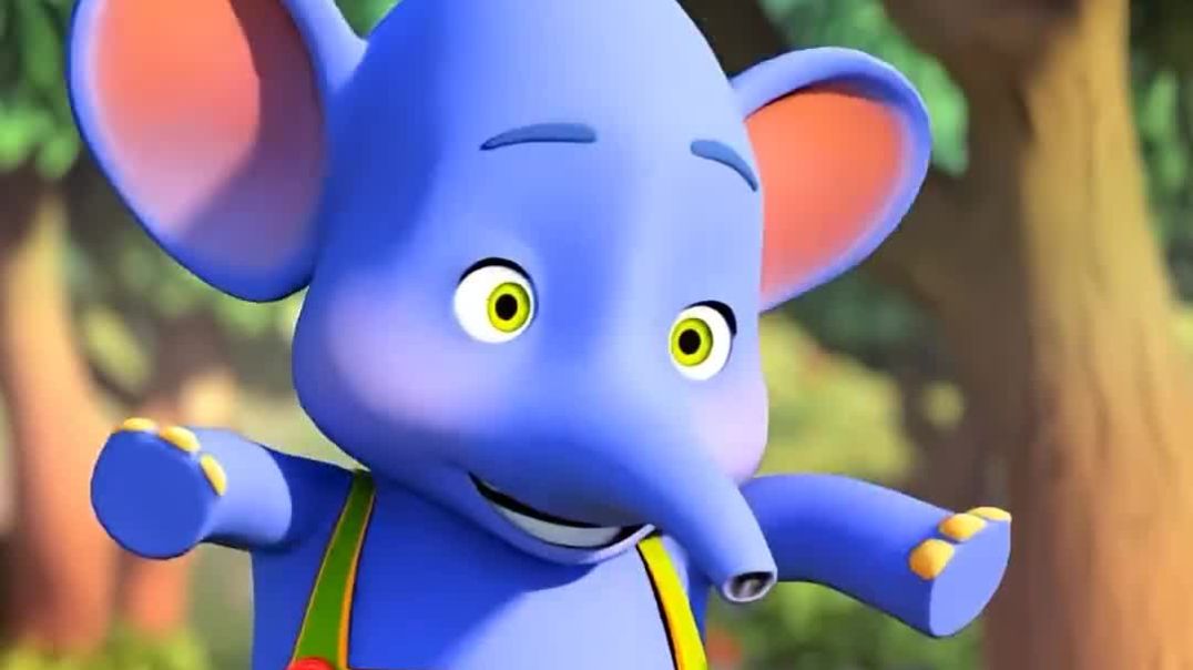 ⁣Ek Mota Hathi Elephant Song for Kids, एक मोटा हाथी, Kids Nursery Rhymes #shorts #rhymes #preschool