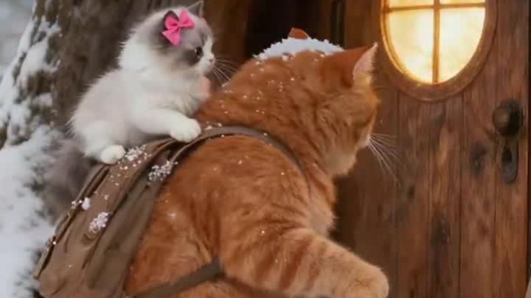 ⁣The magical kitten