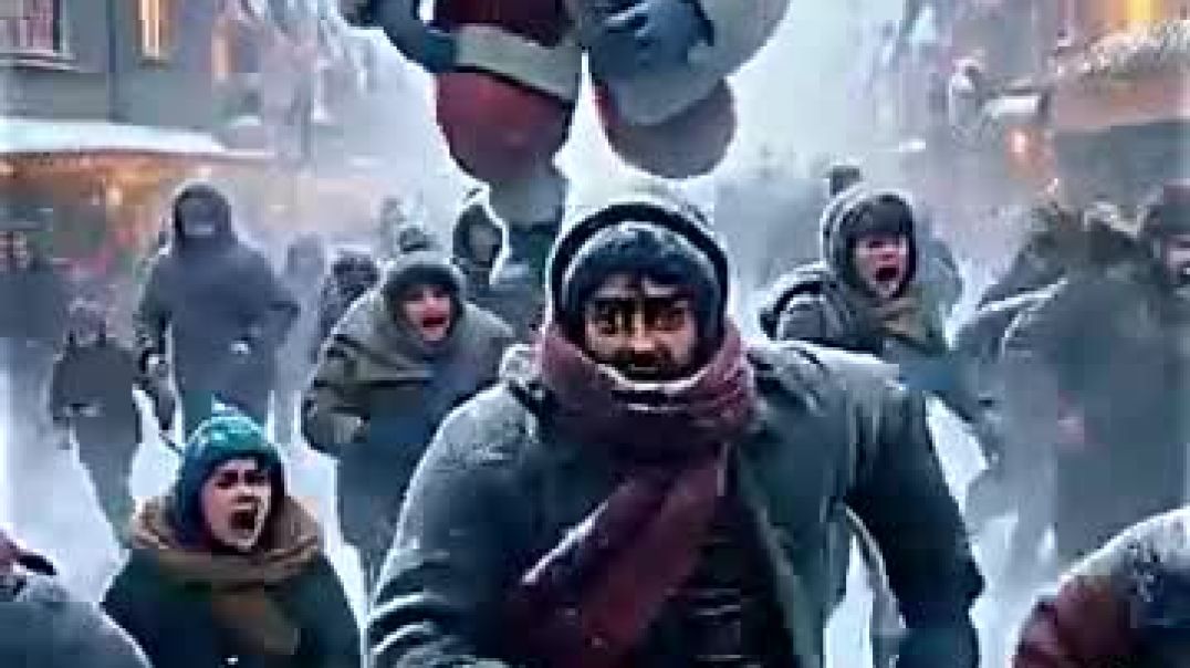 ⁣भूतिया Santa का डरावना सच🎅☠️ bhoot wali video dhushman chudail bhootiya video bhoot #horror #bhoot