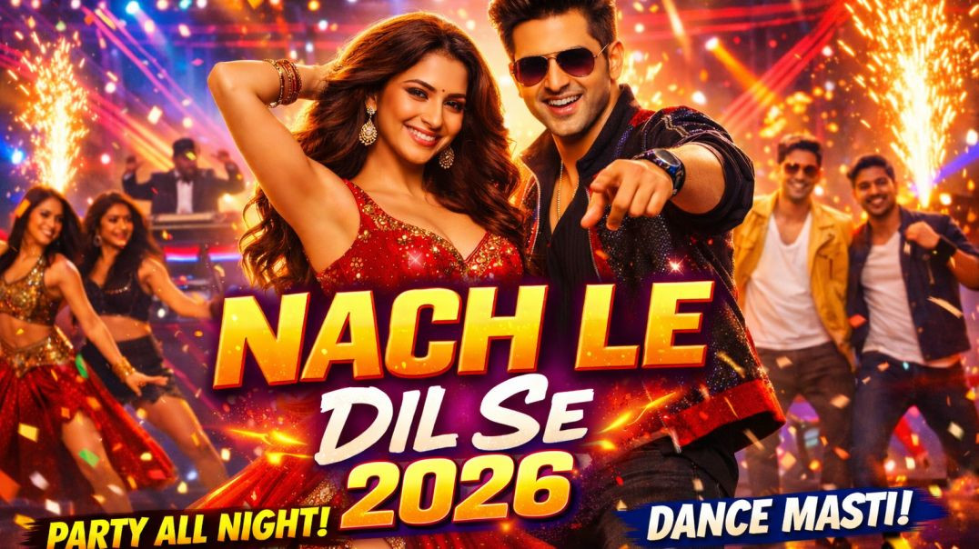 ⁣New Bollywood Dance Song 2026 | Nach Le Dil Se | Dance Masti Video