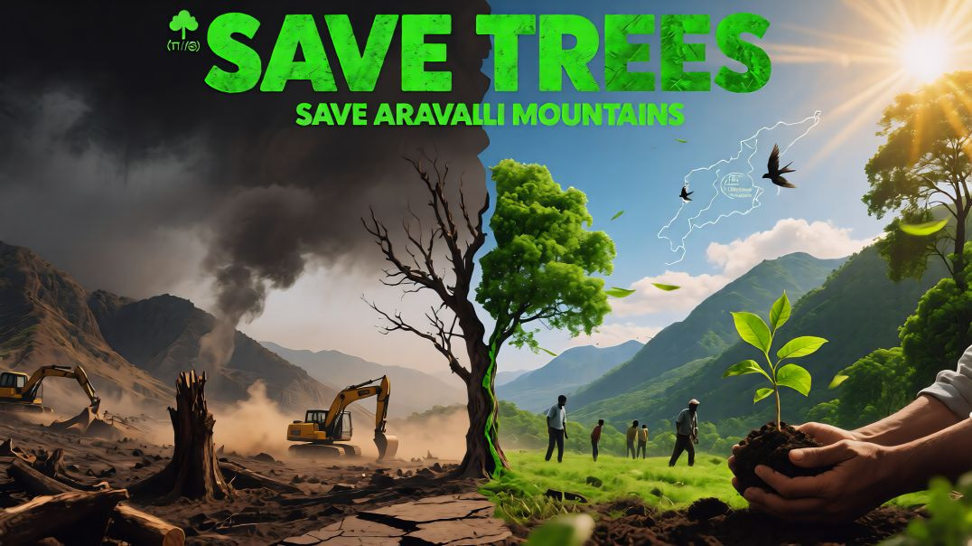 ⁣Save Arravali Mountains