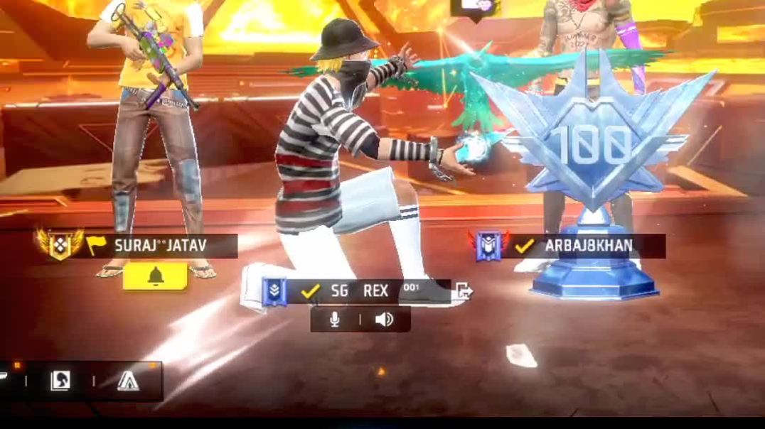 ⁣Free fire 100 level emote 🥷🏻#freefire