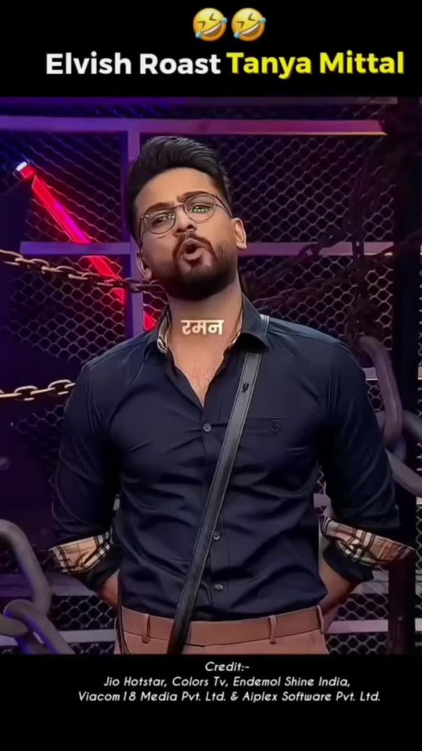 😜Elvish roast tanya mittal 😜