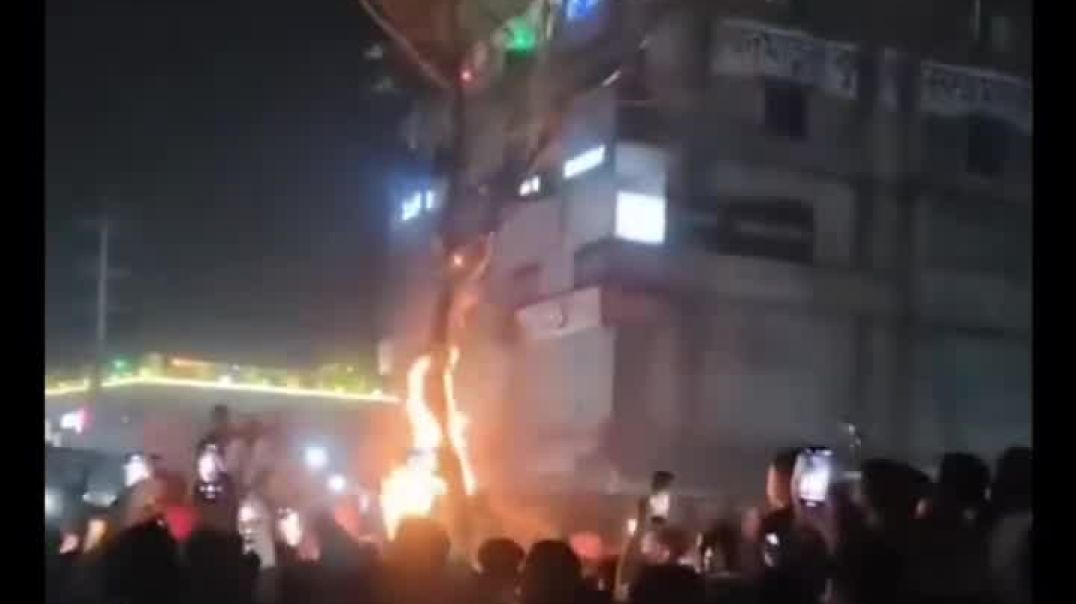 ⁣हिंदू को जिंदा जलाया