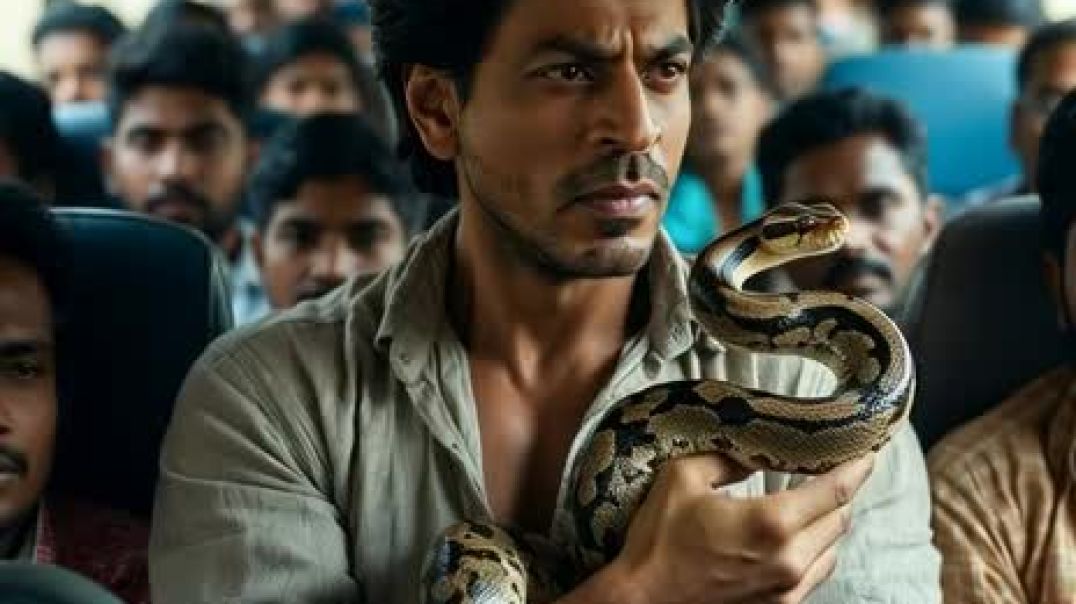 ⁣Shah Rukh Khan trouble with snack