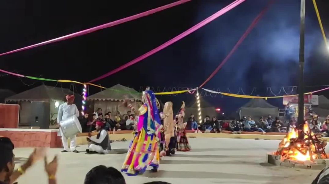 ⁣पधारो म्हारे देश राजस्थानी डांस जैसलमेर