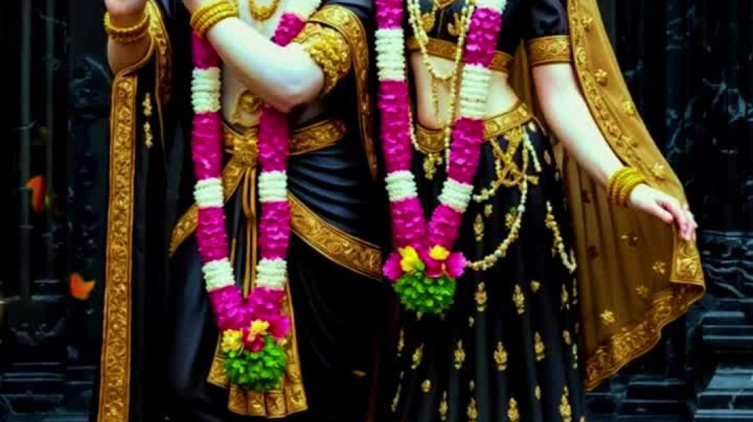 ⁣Radha Krishna Love Status 💖 _ Heart Touching Bhakti Video 2025