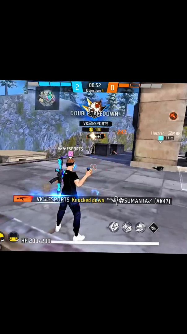 FREEFIRE AK47 GAMPLAY💀#vkesports