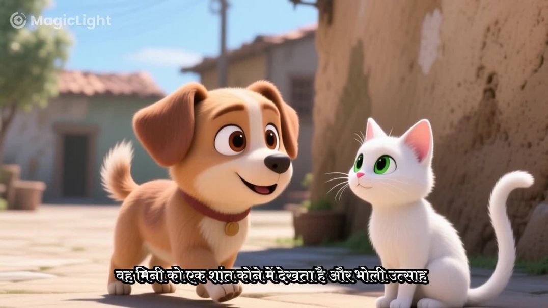 ⁣शेरू और मिनी की दोस्ती