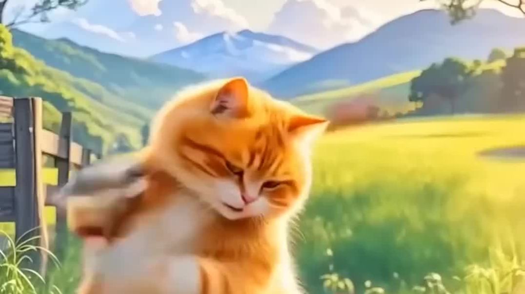 ⁣cat ai short video 2025 cat funny video(1080P_60FPS)
