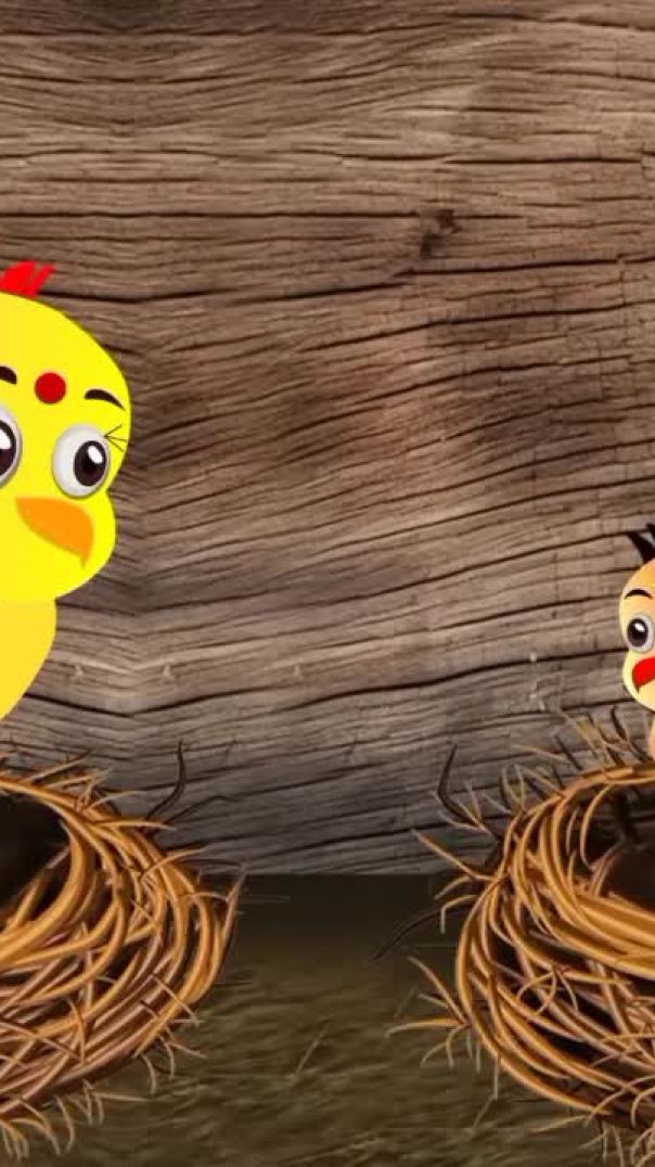 चिड़िया का गोबर का घर 🏠🐤 #chidiyawalacartoon #ranochidiya #gobarkaghar #chichutvbirds