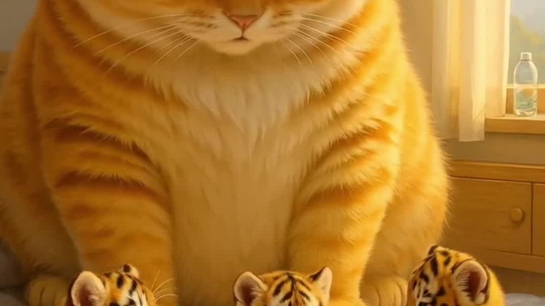 ⁣Cat funny video