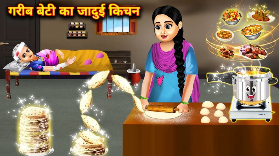 ⁣गरीब बेटी का जादुई किचन  HINDI CARTOON SUBSCRIBE NOW AND LIKE COMMENT