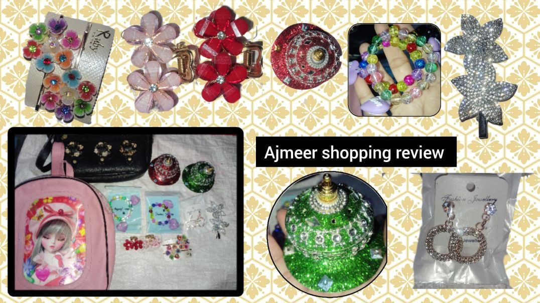 ⁣Ajmeer bazar shopping 🛒🛍️ review full vlog hindi 2025 ajmeer shopping 🛒🛍️ vlog, shopping full video 