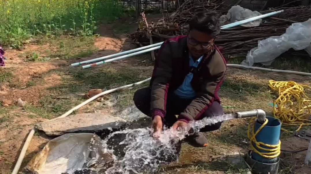 ⁣Borewell me 3 din baad pani bharta tha