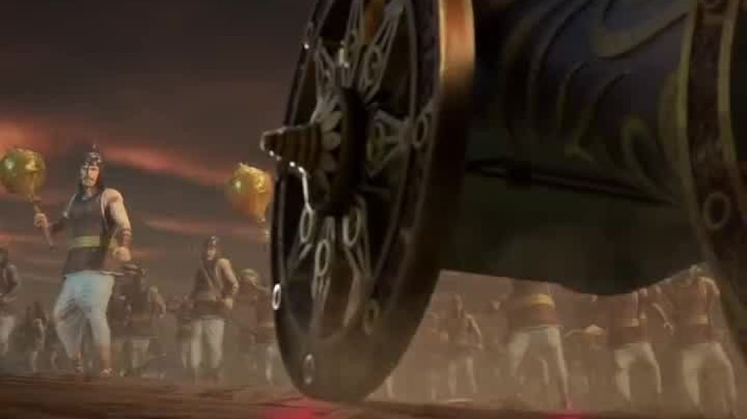 ⁣अर्जुन v/s दुर्योधन 😲 || महाभारत || #anime #short #animation #kurukshetra #mahabharta