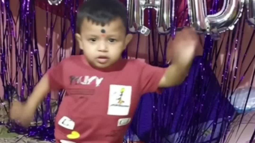 ⁣My son 2 years birthday dance
