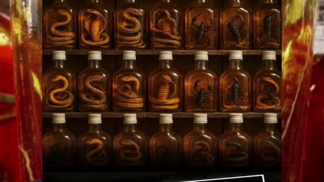 ⁣क्या आपने कभी साँप से बनी शराब के बारे में सुना है? 😳