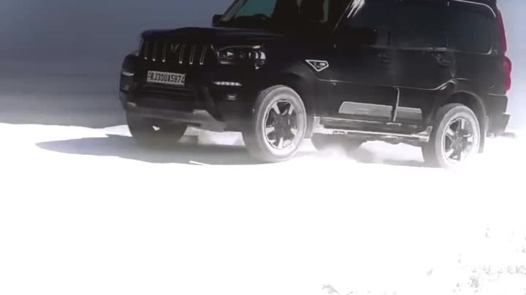 ⁣ब्लैक घोड़ा ऑन फायर! 🔥 स्कॉर्पियो का ऑफ-रोड स्वैग | Black Ghoda 🖤👽