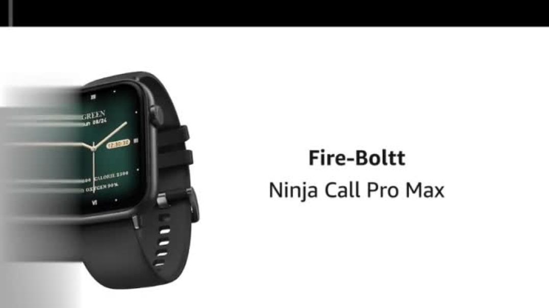 ⁣Fire Boltt Ninja Call Pro Max Smartwatch Review | 2.01 Display, Bluetooth Calling, 120+ Sports