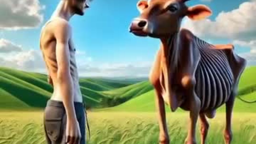 ⁣Beautiful_AI_Short_Story_of_a_Thin_Horse_and_a_Thin_Man_#ai_#youtubeshorts_#shorts_#viral_#ytshorts(