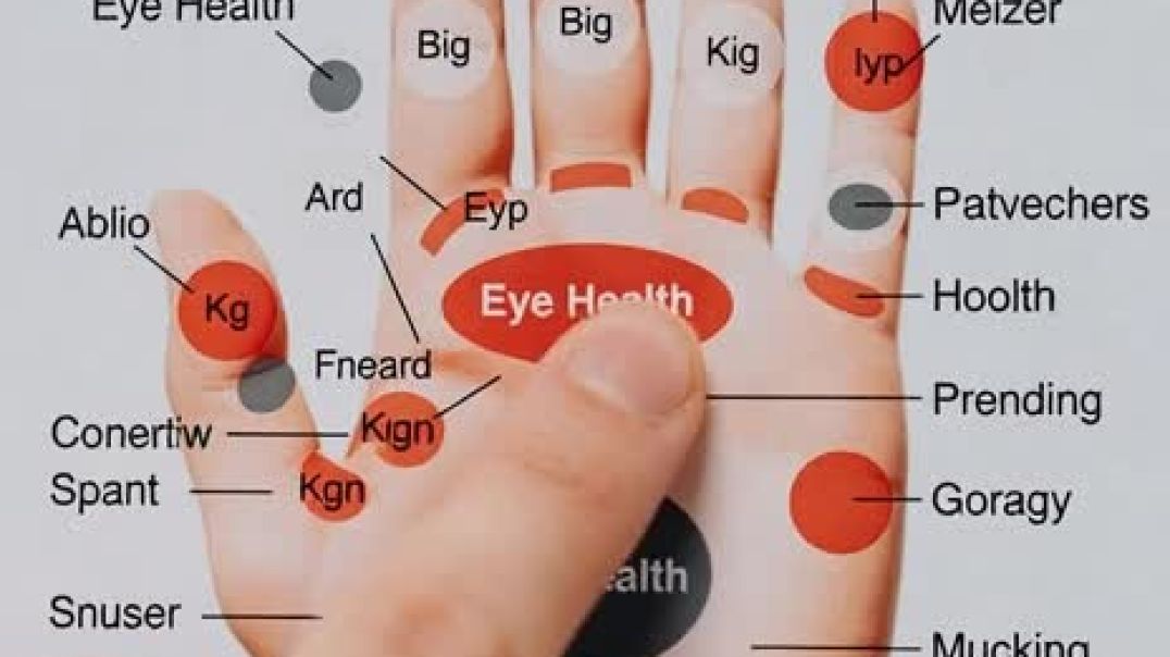 ⁣Reflexology for eye health