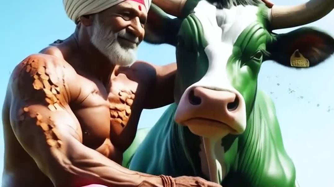 ⁣Kishan aur gay ki story