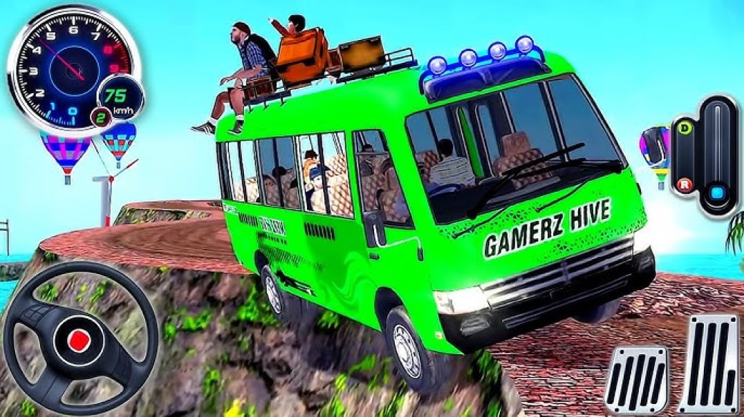 ⁣Van Offroad Driving Simulator - Mobile Minibus Hill Drive 3D - Android GamePlay.