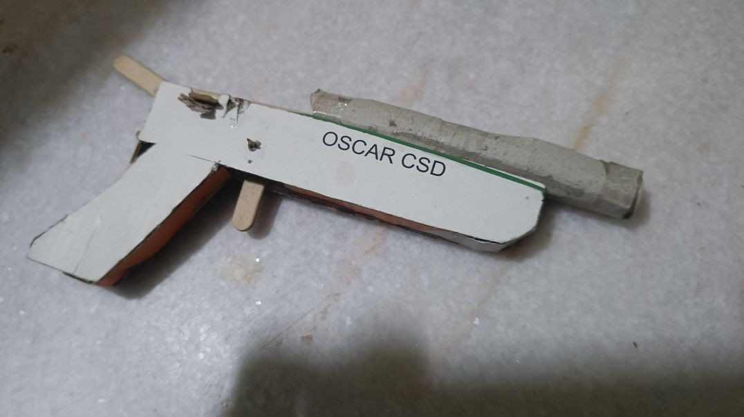 ⁣gun _ paper gun _ cardboard gun _cardboard gun cardboard gun#shorts