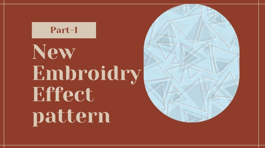 ⁣Embroidry  design kaise banaye \\ embroidry effect kaise banye \\digitaldesign