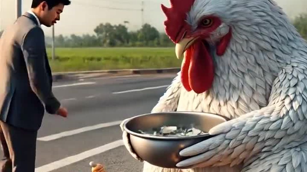 ⁣Kisan our cock Raste per bheekh Mang rahe he🥹🥹