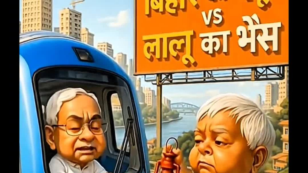 ⁣Nitish vs lalu 🤣👈 @rohit #viral