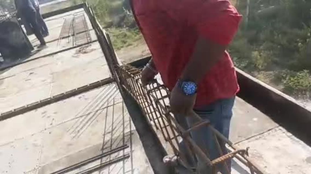 Steel fitter hard work